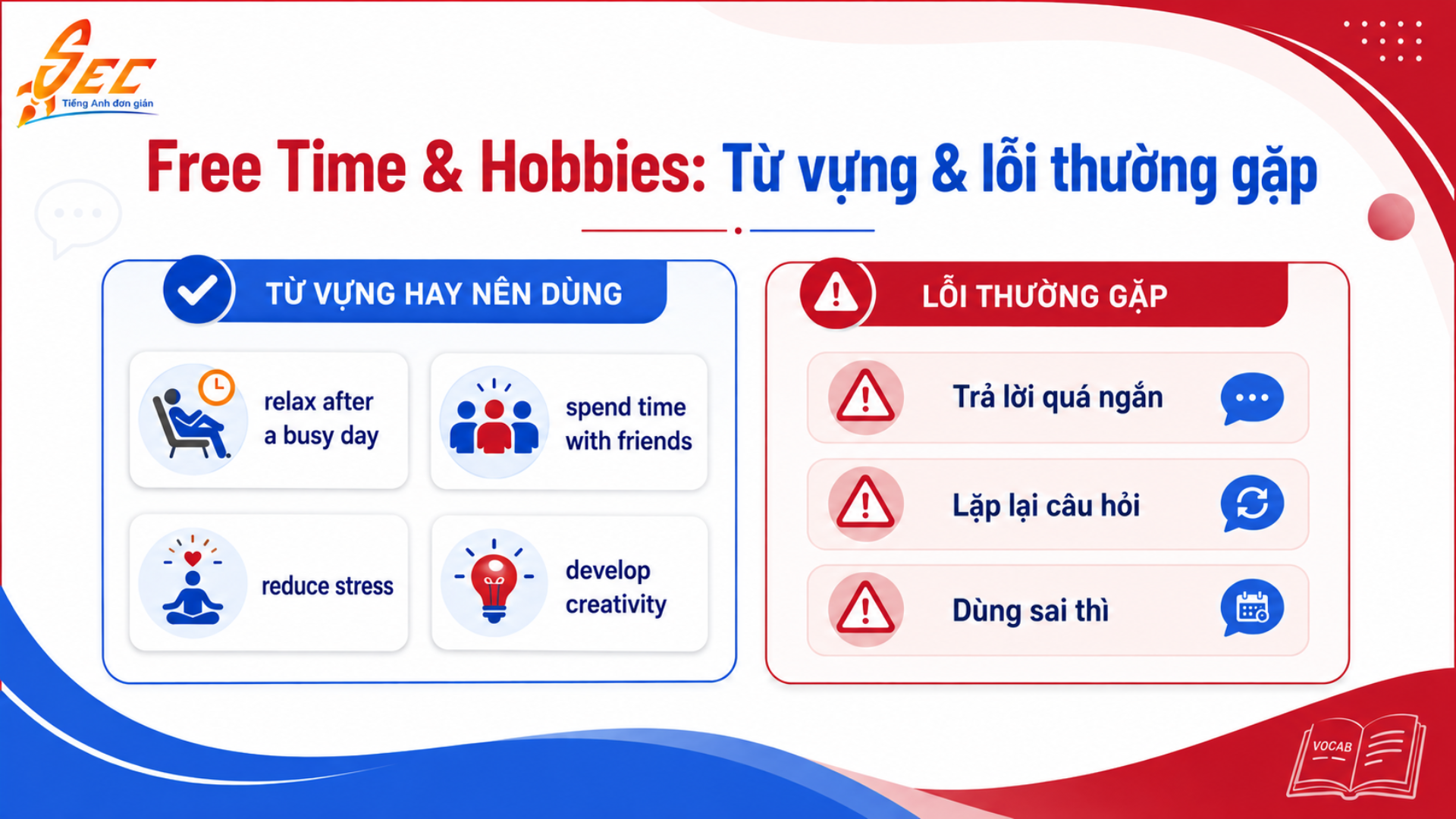 Tổng hợp từ vựng và cấu trúc hữu ích và lỗi thường gặp