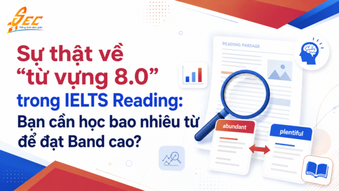 Sự thật về “từ vựng 8.0” trong IELTS Reading: Cần học bao nhiêu từ để đạt band cao?