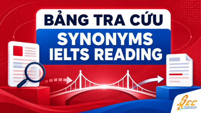 Bảng tra cứu Synonyms IELTS Reading: 10 nhóm từ đồng nghĩa giúp tìm đáp án nhanh hơn