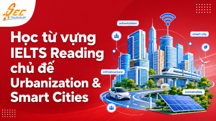 Học từ vựng IELTS Reading chủ đề Urbanization & Smart Cities