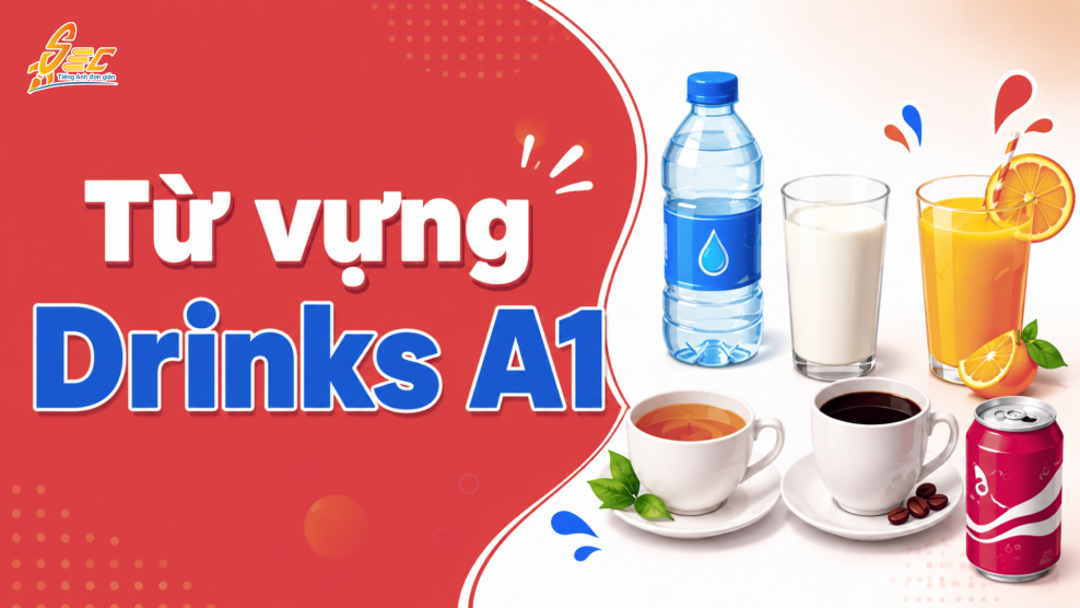 Từ vựng Drinks A1: Học tên đồ uống tiếng Anh cơ bản và dùng được ngay 10 3