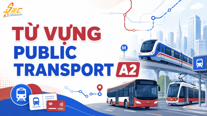 Từ vựng Public Transport A2: 40 từ và cụm từ dùng khi đi lại