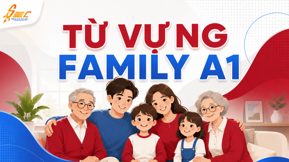 Từ vựng Family A1: Học tiếng Anh về gia đình dễ nhớ, dễ dùng Bài học này giúp người học nắm từ vựng Family A1, cụm từ tự nhiên, word family đơn giản, lỗi sai thường gặp, bài tập luyện từ và đáp án đầy đủ. Nội dung phù hợp với người mất gốc, học sinh mới bắt đầu hoặc người muốn giao tiếp tiếng Anh cơ bản.