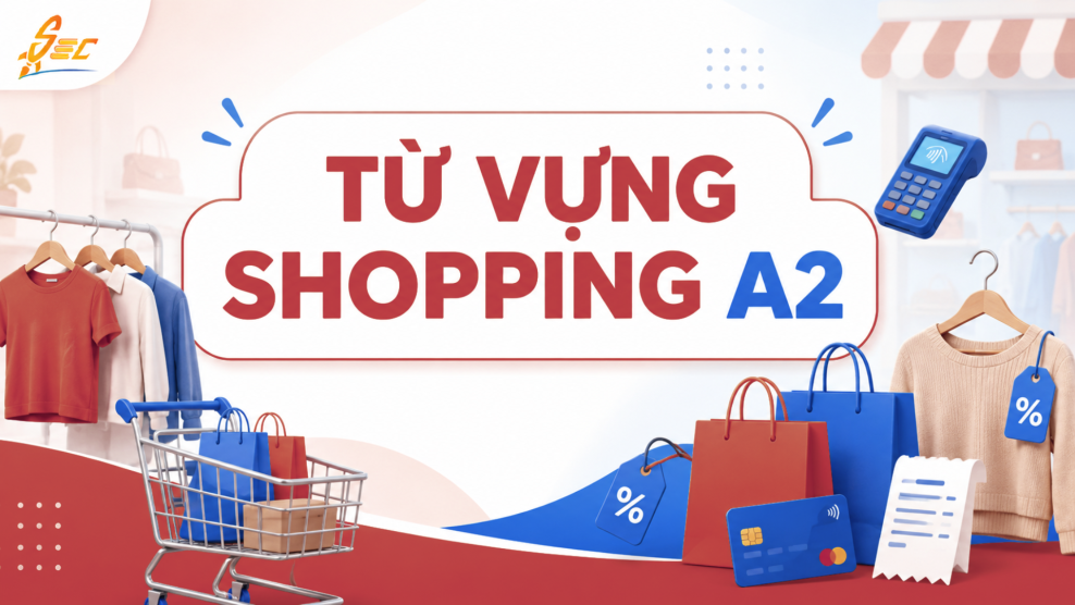 Từ vựng Shopping A2: 40 từ và cụm từ giúp mua sắm tự tin Từ vựng Shopping A2: 40 từ và cụm từ giúp mua sắm tự tin