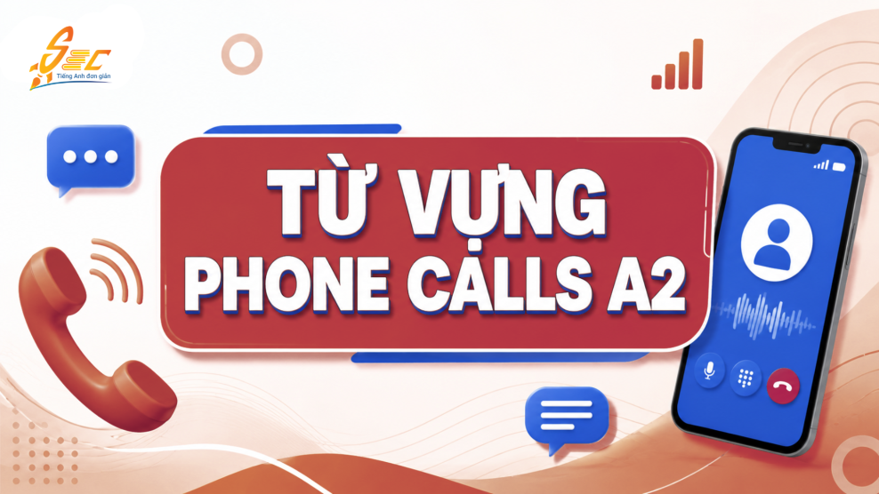 Từ vựng Phone Calls A2: 36 từ và cụm từ giúp gọi điện tự tin