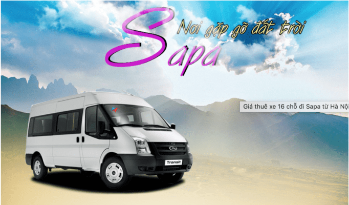 Cho Thuê Xe 16 Chỗ Hà Nội Sapa Giá rẻ, Xe mới, Giá tốt nhất
