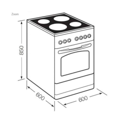 Kích thước bếp liên hoàn MALLOCA F6099