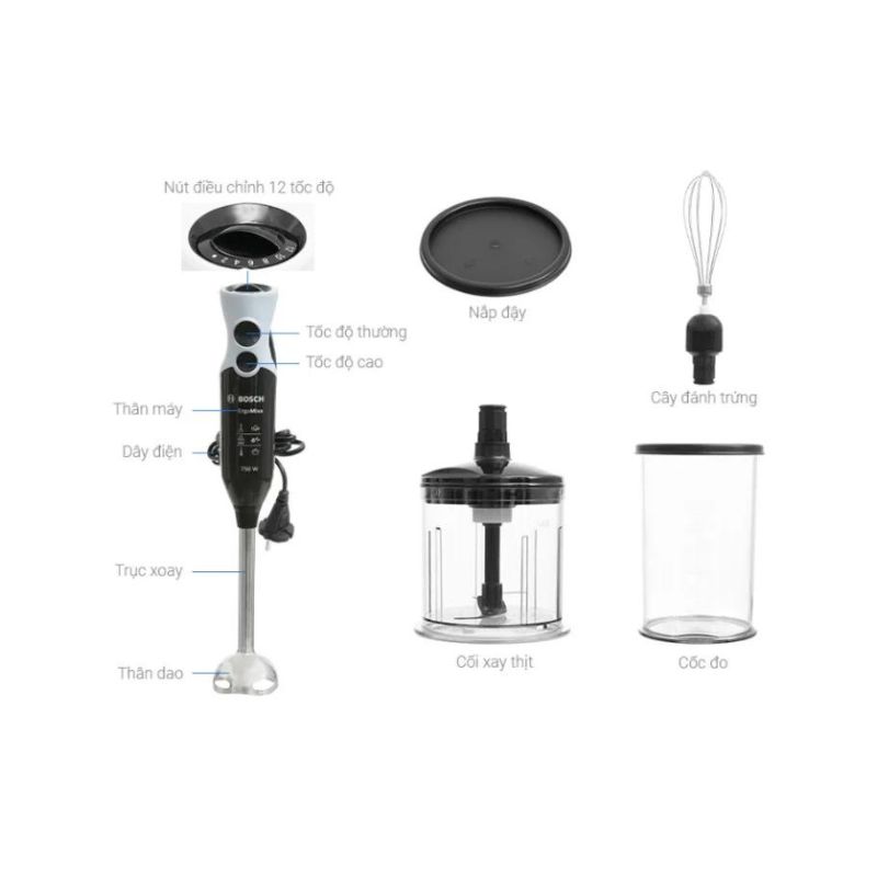 Máy xay cầm tay Bosch MSM67160 Máy xay cầm tay Bosch MSM67160