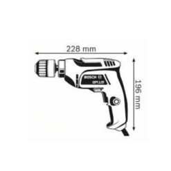 Kích thước của Máy khoan điện Bosch GBM 6 RE Professional