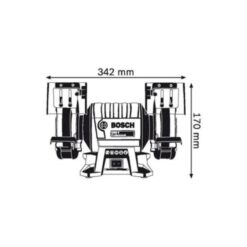 Kích thước của Máy mài bàn Bosch GBG 6