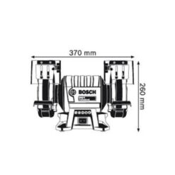 Kích thước của Máy mài bàn Bosch GBG 8
