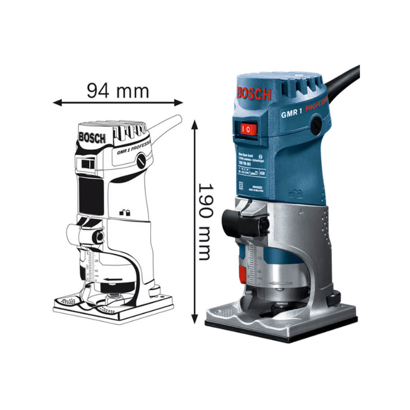 Máy phay nhỏ Bosch GMR 1 Professional Máy phay nhỏ Bosch GMR 1 Professional