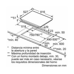 kích thước Bếp Từ Bosch PXY875KE1E