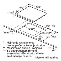 Kích thước Bếp từ Bosch PXY601JW1E