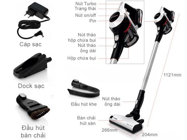 Phụ kiện máy hút bụi Bosch có gì?