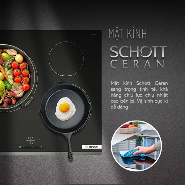 Mặt kính Schott Ceran bếp từ Bosch serie 6