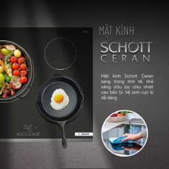 Mặt kính bếp từ Bosch 3 vùng nấu PIJ631BB5E lắp âm