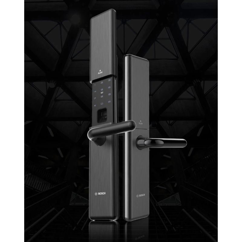 Ảnh khóa cửa vân tay Bosch ID80 EU Gray Ảnh khóa cửa vân tay Bosch ID80 EU Gray