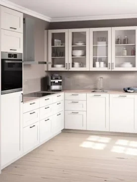 Căn bếp màu xám hiện đại