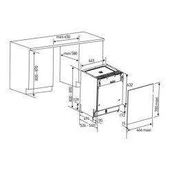 Kích thước máy rửa chén Bosch SPS66TI01E