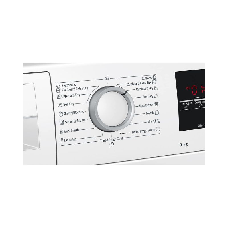 Điều khiển máy sấy quần áo tụ hơi và bơm nhiệt 9KG Bosch HMH.WTW85400SG Điều khiển máy sấy quần áo tụ hơi và bơm nhiệt 9KG Bosch HMH.WTW85400SG
