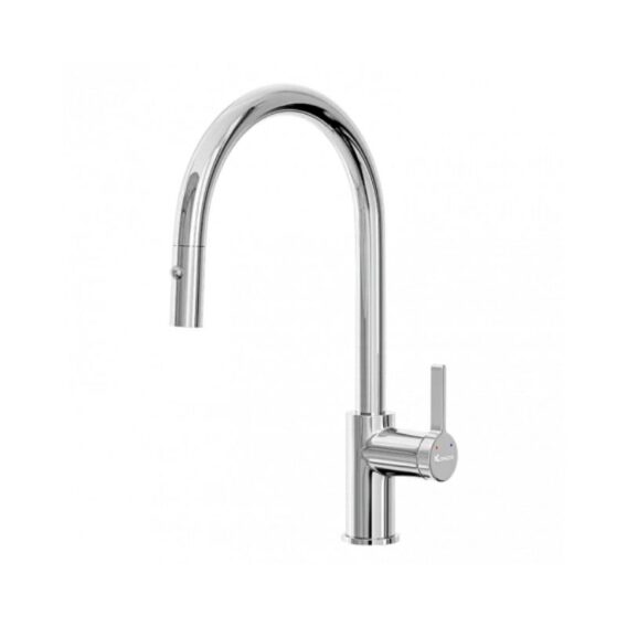 Vòi rửa bát dây rút Konox Alto Chrome