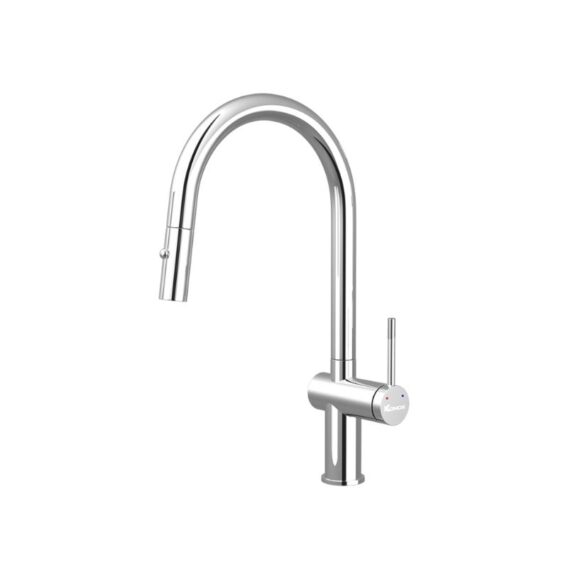 Vòi rửa bát dây rút Konox Comfor Chrome