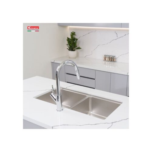 Chậu rửa bát chống xước Konox Undermount Sink KN8646DU Dekor Basic (3)