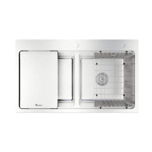 Chậu rửa bát chống xước Konox Workstation Sink – Topmount Sink KN8651TD Dekor