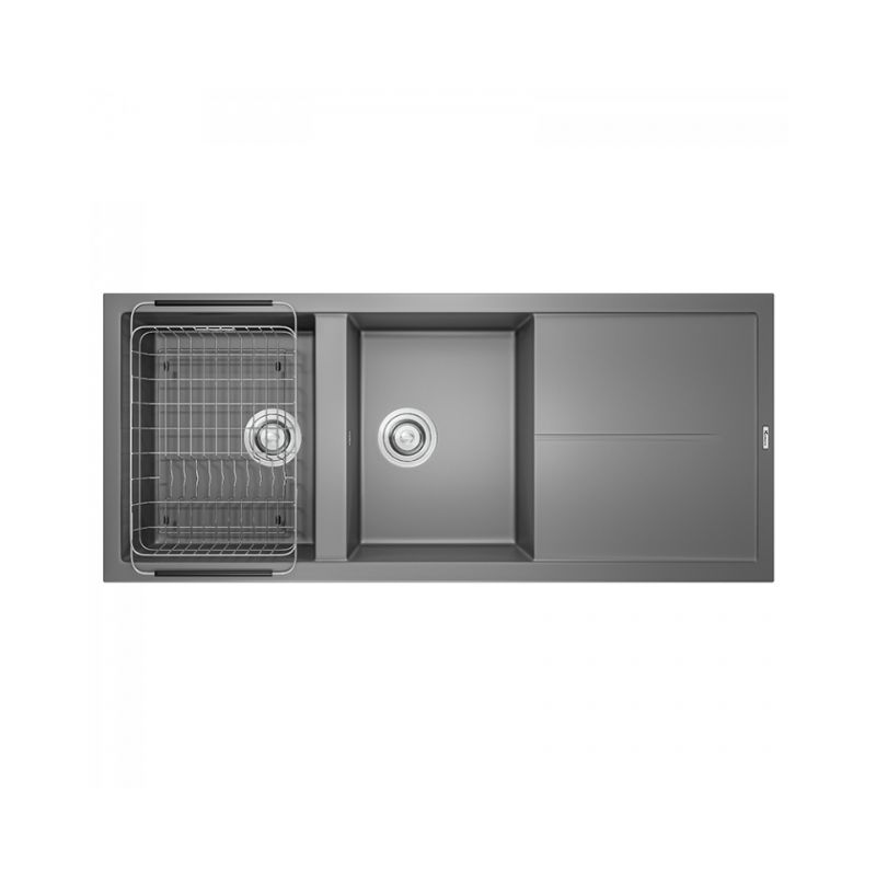 Chậu rửa bát Konox Granite Sink Livello Smart 1160 – Grey Chậu rửa bát Konox Granite Sink Livello Smart 1160 – Grey