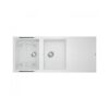 Chậu rửa bát Konox Granite Sink Livello Smart 1160 – White Silver 2 Chậu rửa bát Konox Granite Sink Livello Smart 1160 – White Silver