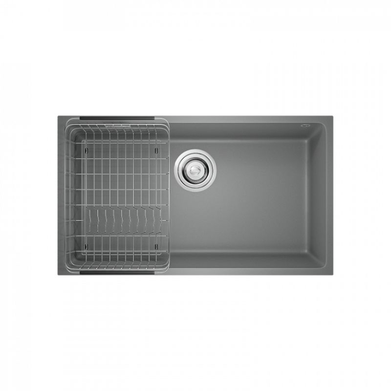 Chậu rửa bát Konox Granite Sink Naros 760S – Grey Chậu rửa bát Konox Granite Sink Naros 760S – Grey