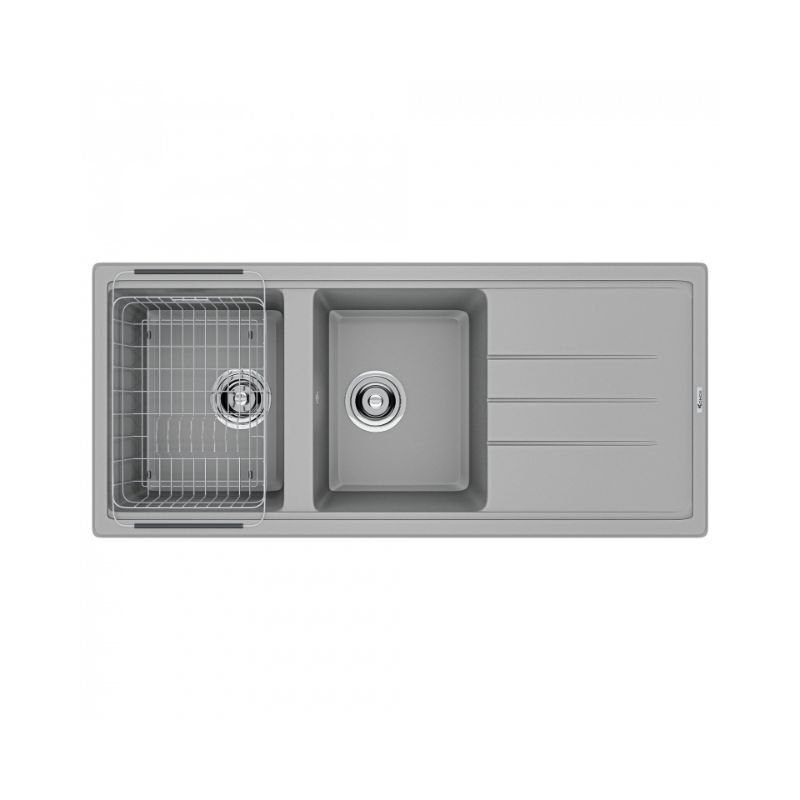 Chậu rửa bát Konox Granite Sink Phoenix 1160 – Grey Chậu rửa bát Konox Granite Sink Phoenix 1160 – Grey