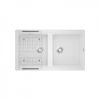 Chậu rửa bát Konox Granite Sink Phoenix Smart 860 – White Silver