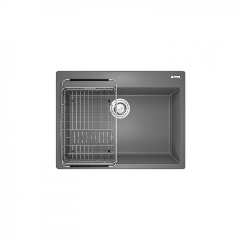 Chậu rửa bát Konox Granite Sink Ruvita 680 – Grey Chậu rửa bát Konox Granite Sink Ruvita 680 – Grey
