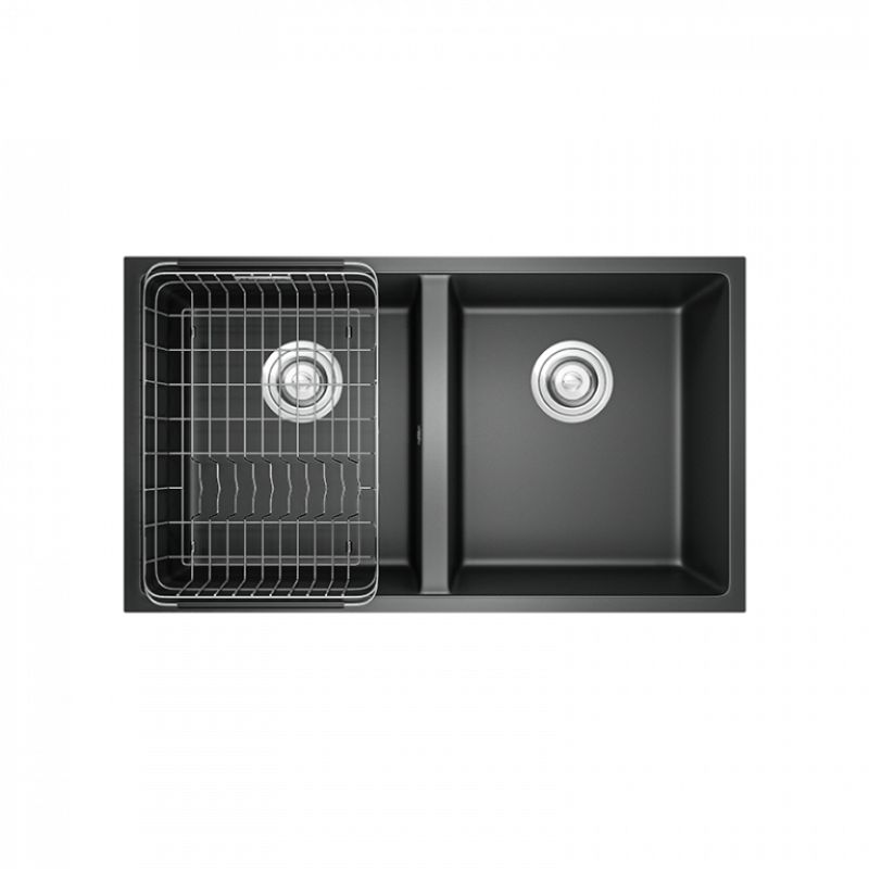 Chậu rửa bát Konox Granite Sink Veloci 760D – Black Chậu rửa bát Konox Granite Sink Veloci 760D – Black
