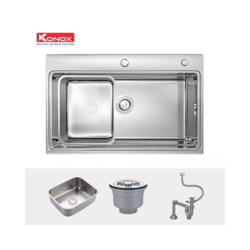 Chậu rửa bát Konox Overmount Sink KN7548SO (2)
