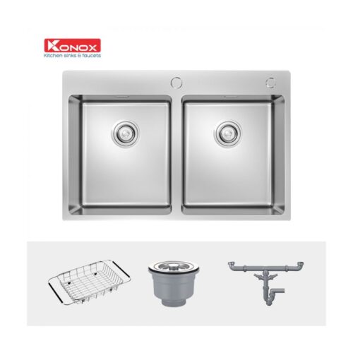 Chậu rửa bát Konox Topmount Sink Unico 7650(2)