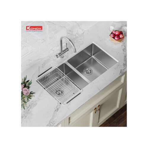 Chậu rửa bát Konox Undermount Sink Cube 8744DU 5 Chậu rửa bát Konox Undermount Sink Cube 8744DU(3)