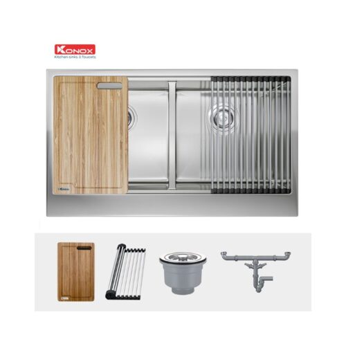 Chậu rửa bát Konox Workstation Sink – Apron Sink KN8751DA Retta (2)