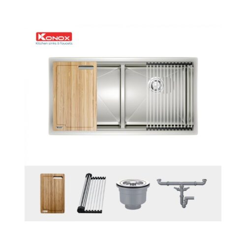 Chậu rửa bát Konox Workstation Sink – Undermount Sink KN8046DUB (2)