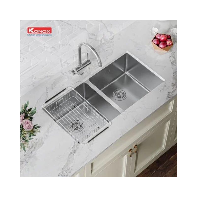Vòi rửa bát ba đường nước Konox Trim-water chrome Vòi rửa bát ba đường nước Konox Trim-water chrome