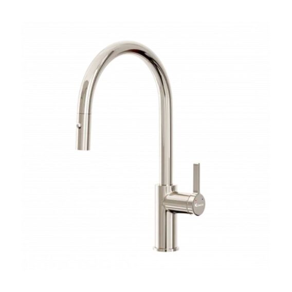 Vòi rửa bát dây rút Konox Alto Nickel
