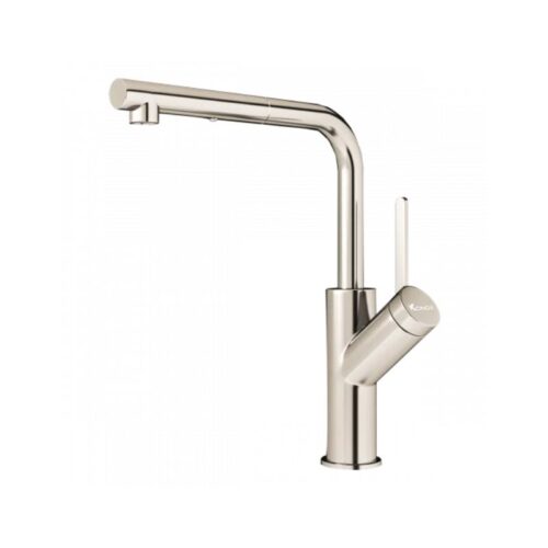 Vòi rửa bát dây rút Konox Artan Nickel