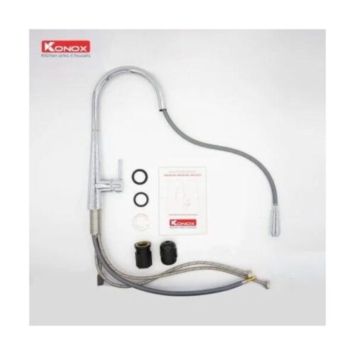 Vòi rửa bát dây rút Konox KN1901C 4 Vòi rửa bát dây rút Konox KN1901C