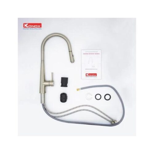 Vòi rửa bát dây rút Konox KN1901N 4 Vòi rửa bát dây rút Konox KN1901N