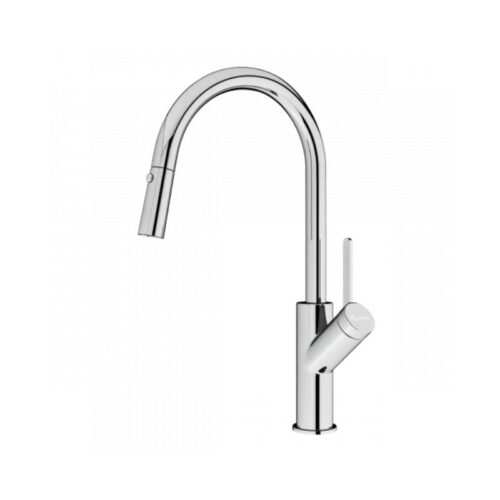 Vòi rửa bát dây rút Konox Ponte Chrome