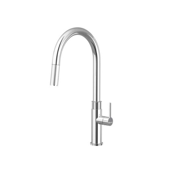 Vòi rửa bát dây rút Lasi Chrome
