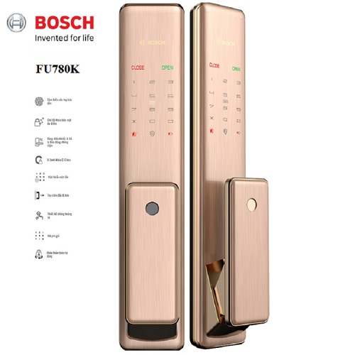 Khóa vân tay Bosch FU780K màu đồng