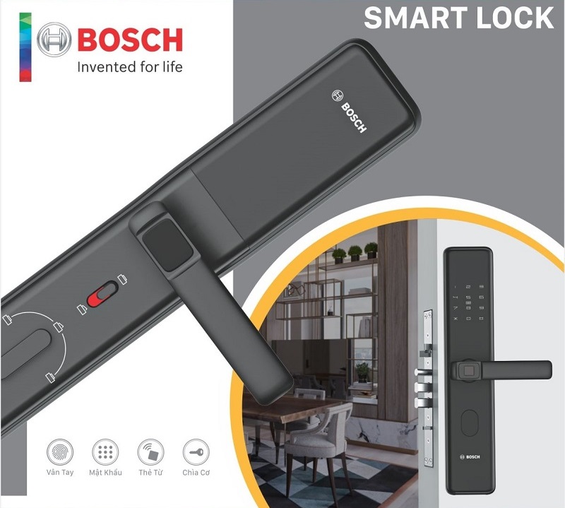  ưu và nhược điểm của khóa vân tay Bosch